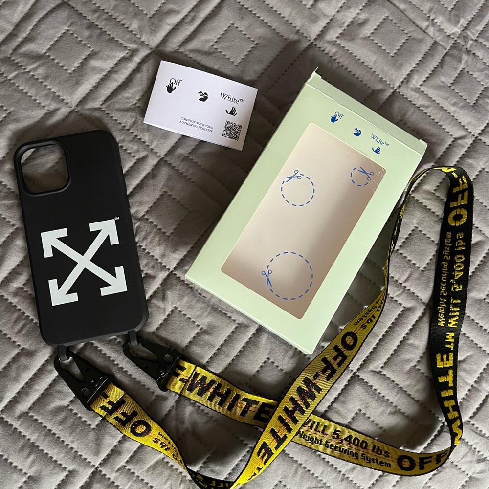 Off White Phone Case for iPhone 12 Pro Max
